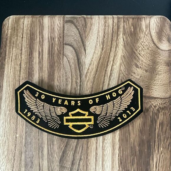 30 Years Of HOG Harley Davidson Owners Group Sew On Patch 1983-2013 Wings New - Picture 1 of 6
